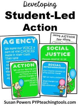 Preview of Developing IB PYP Student-Led Action Posters