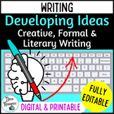 Developing Ideas in Writing and Responses with Details and