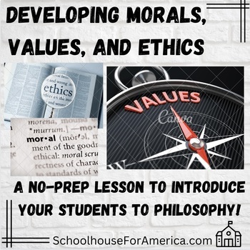 Preview of Developing Morals, Ethics, and Values in Middle/ High School
