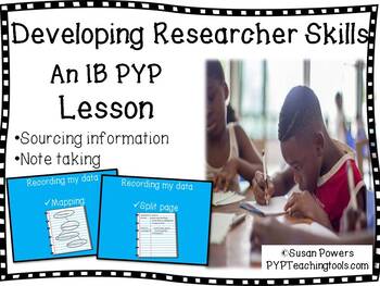 Preview of IB PYP Research Skills Sourcing and Notetaking