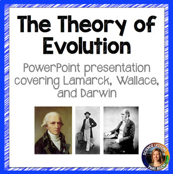 Preview of Developing The Theory of Evolution powerpoint presentation
