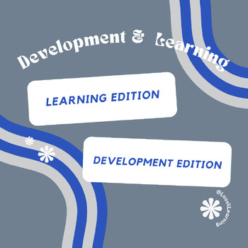 Preview of Development & Learning (All Editions Bundle of Units) (NEW CED)
