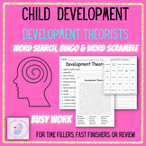 Development Theories/Theorists Vocabulary Activities Child