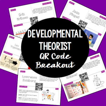 Preview of Development Theorists QR Code Breakout