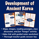Development of Ancient Korea