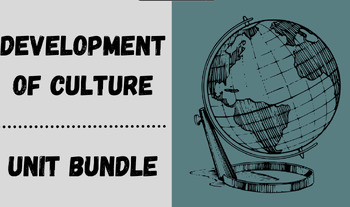 Preview of Development of Culture Complete Unit Advanced World Geography