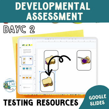 Preview of Developmental Assessment Young Children (DAYC 2) Testing Kit for Google Slides