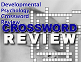 Developmental Psychology Crossword Puzzle Review - Develop