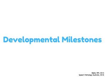 Preview of Developmental Milestones 6months - 6 years Visual