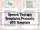 Developmental Profile 3 (DP-3) Template | Speech Therapy A
