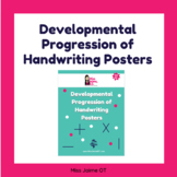 Developmental Progression of Handwriting Posters