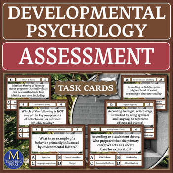 Preview of Developmental Psychology: Assessment Task Cards