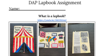 Preview of Developmentally Appropriate Practice (DAP) Lapbook Project