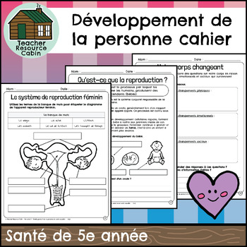 Preview of Développement de la personne et santé sexuelle (Grade 5 FRENCH Ontario Health)