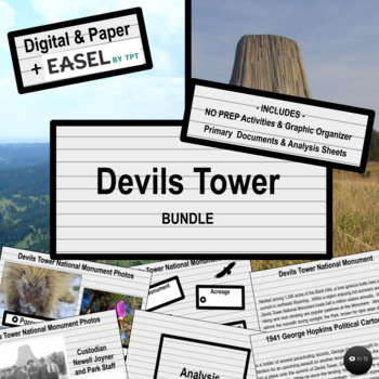 Preview of Devils Tower National Monument BUNDLE