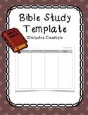 Devotions/Bible Study Template