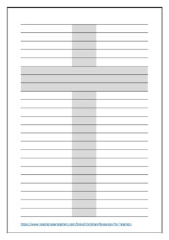 Preview of Devotions Journal Writing Template