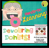 Number Line Subtraction Donuts