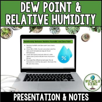 Preview of Dew Point & Relative Humidity Presentation & Guided Notes