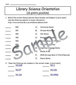 dewey decimal activities by nallys nook teachers pay teachers