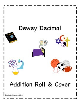 Preview of Dewey Decimal Addition Roll and Cover