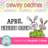 Dewey Decimal April Memory Game