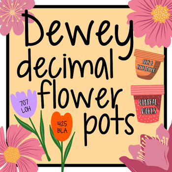 Preview of Dewey Decimal Classification - Flowers - Spring Library Activity