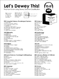 Dewey Decimal Classification Poster