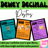 Dewey Decimal Posters - Bright and Fun!