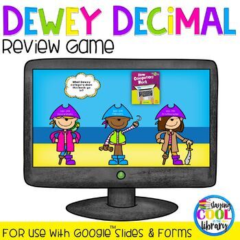 Preview of Dewey Decimal Review Activity - Google Edition