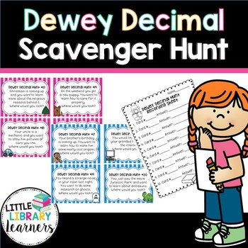 Preview of Dewey Decimal Scavenger Hunt