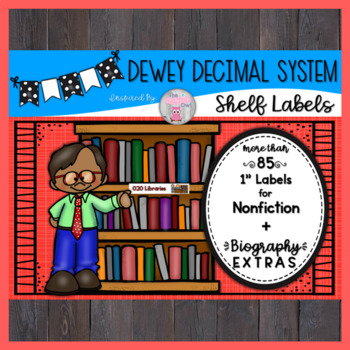 Preview of Dewey Decimal System Shelf Labels