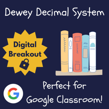 Preview of Dewey Decimal System Escape Room |  Library Skills Digital Breakout