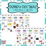 Dewey Decimal System Labels for Library or Classroom