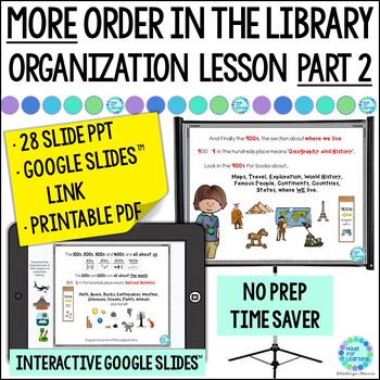 Preview of Dewey Decimal System Number Order in the Library Lesson Pt 2 | Call Numbers