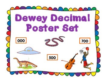 Preview of Dewey Decimal System Poster Set
