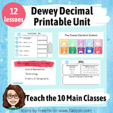 Dewey Decimal System Printable Unit - Slides, Videos, Pack