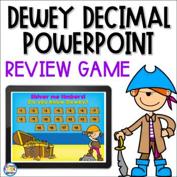 Preview of Dewey Decimal System Review PowerPoint Game