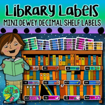 Preview of Dewey Decimal System labels (Mini shelf labels)