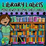 Dewey Decimal System labels (Mini shelf labels)