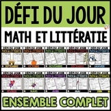 Problème du jour - Défi du jour Daily French Math Problems
