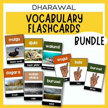 Preview of Dharawal Vocabulary Bundle | Aboriginal Language Resource