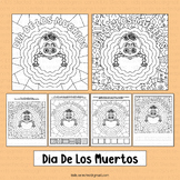 Dia De Los Muertos Coloring Pages Day of the Dead Activiti