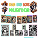 Dia De Los Muertos Decoration and Activity Bundle (Day Of 