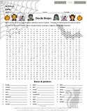 Día de Brujas (Halloween Word Search & Coloring)