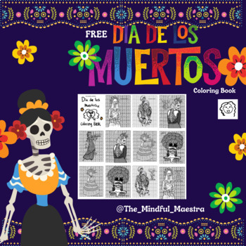 Preview of Día de Los Muertos Catrina Coloring Book/Day of the Dead Catrina Coloring Book