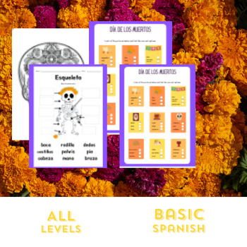 Preview of Dia de Los Muertos / Day of the Dead Fun Worksheets