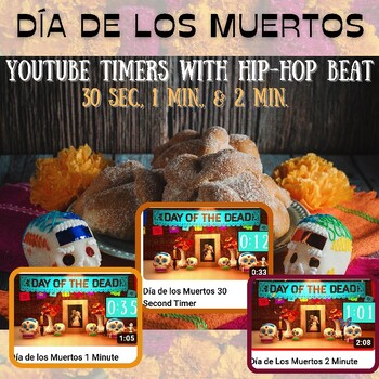 Preview of Día de Los Muertos Timer 1 Minute | 2 Minute | 30 Seconds | Hip Hop Background