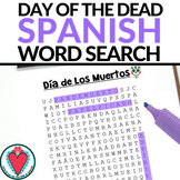 Spanish Day of the Dead Activity - Spanish Word Search - D