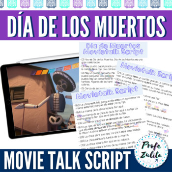Preview of Dia de Muertos Activity | Day of the Dead | Movie Talk